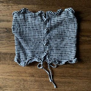 Smocked tube top, Size S